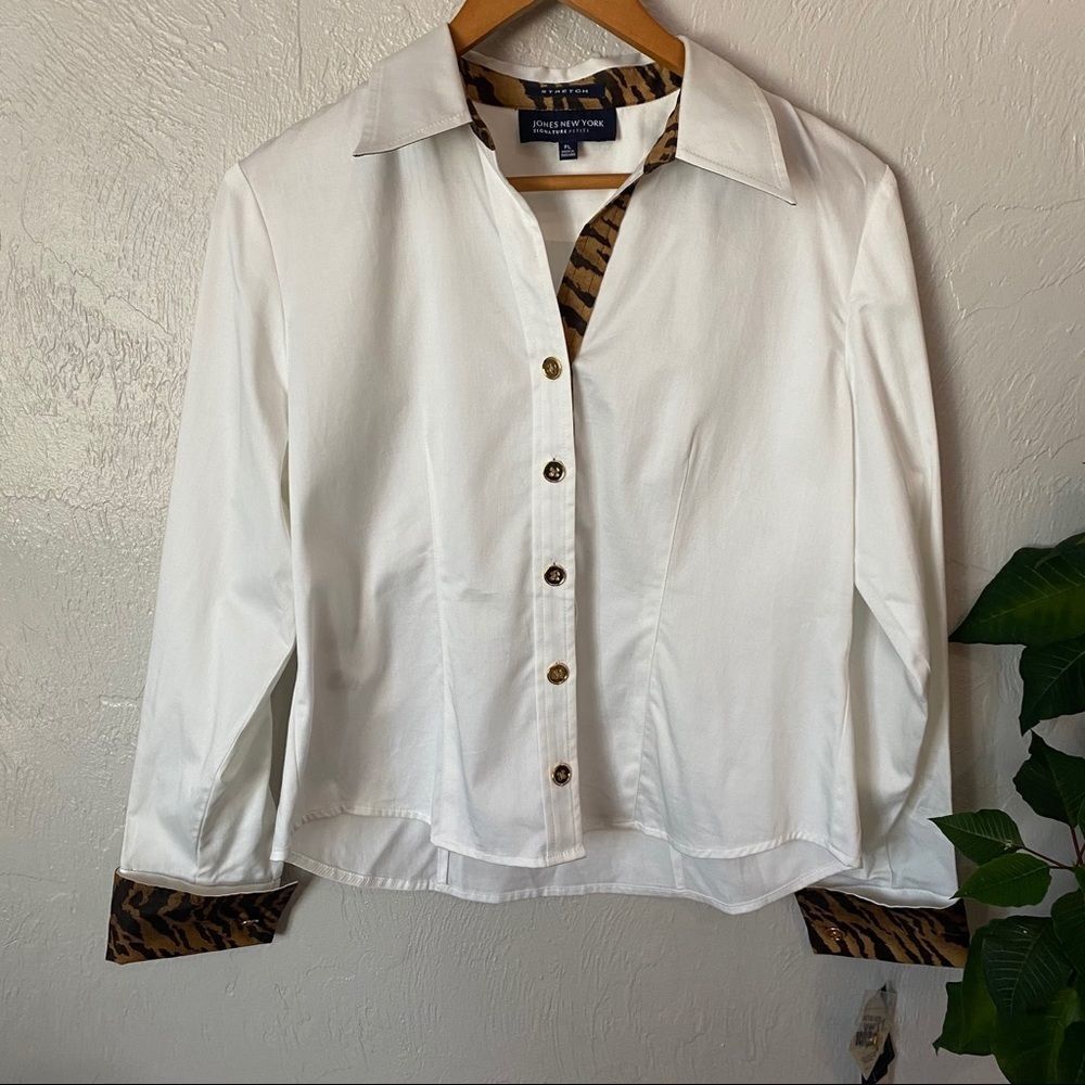 NWT Vintage 90s Jones New York Button down